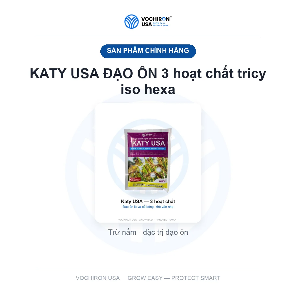 KATY USA ĐẠO ÔN 3 hoạt chất tricy iso hexa — slide 1
