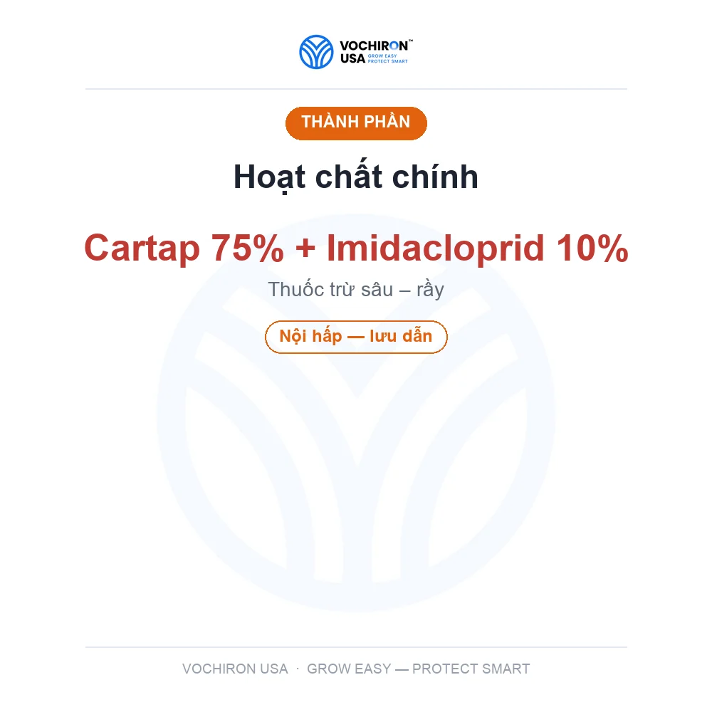 PADAN LEDAN USA (cartap, imidac, sâu đục thân, cuốn lá) 100gr — slide 4