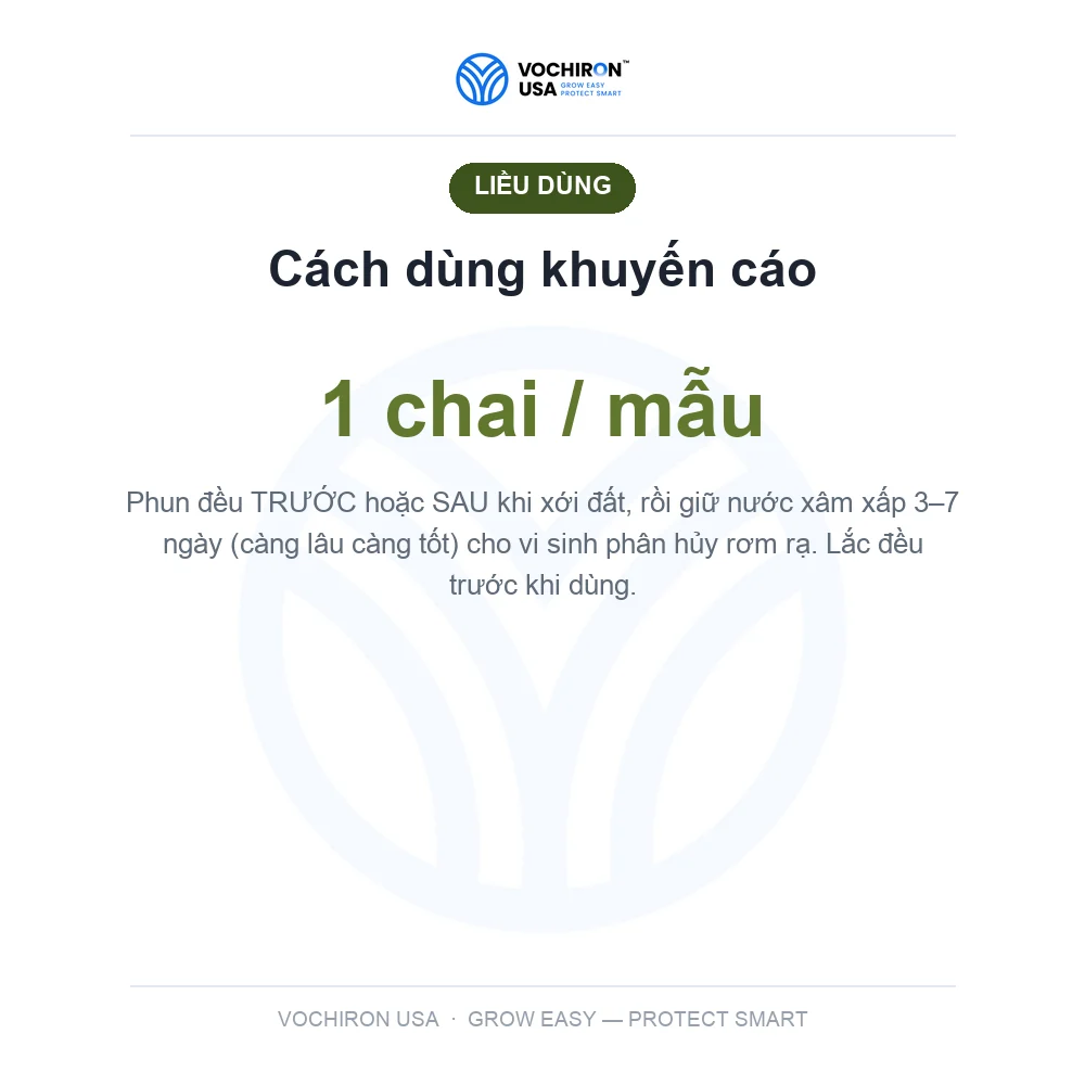 10 Tỷ Vi Sinh — phân hủy rơm rạ, cải tạo đất — slide 6