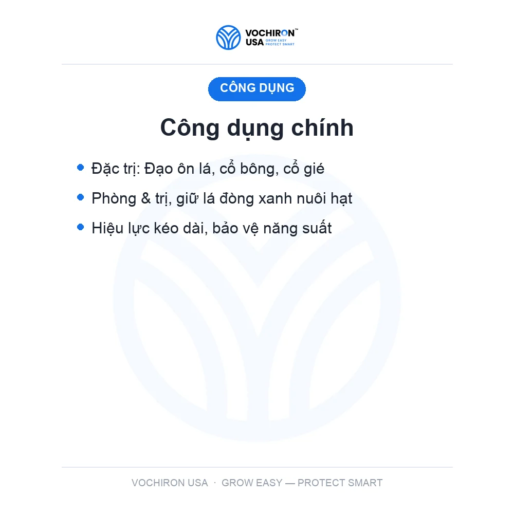 X3 vochiron Đạo ôn 3 hoạt chất feno tricy sulfua — slide 5