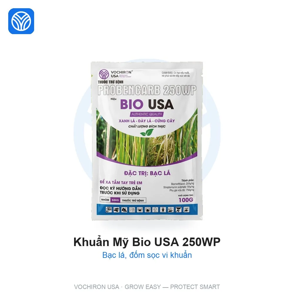 VCR KHUẨN MỸ BIO USA 250wp 2 Hoạt chất 100gr